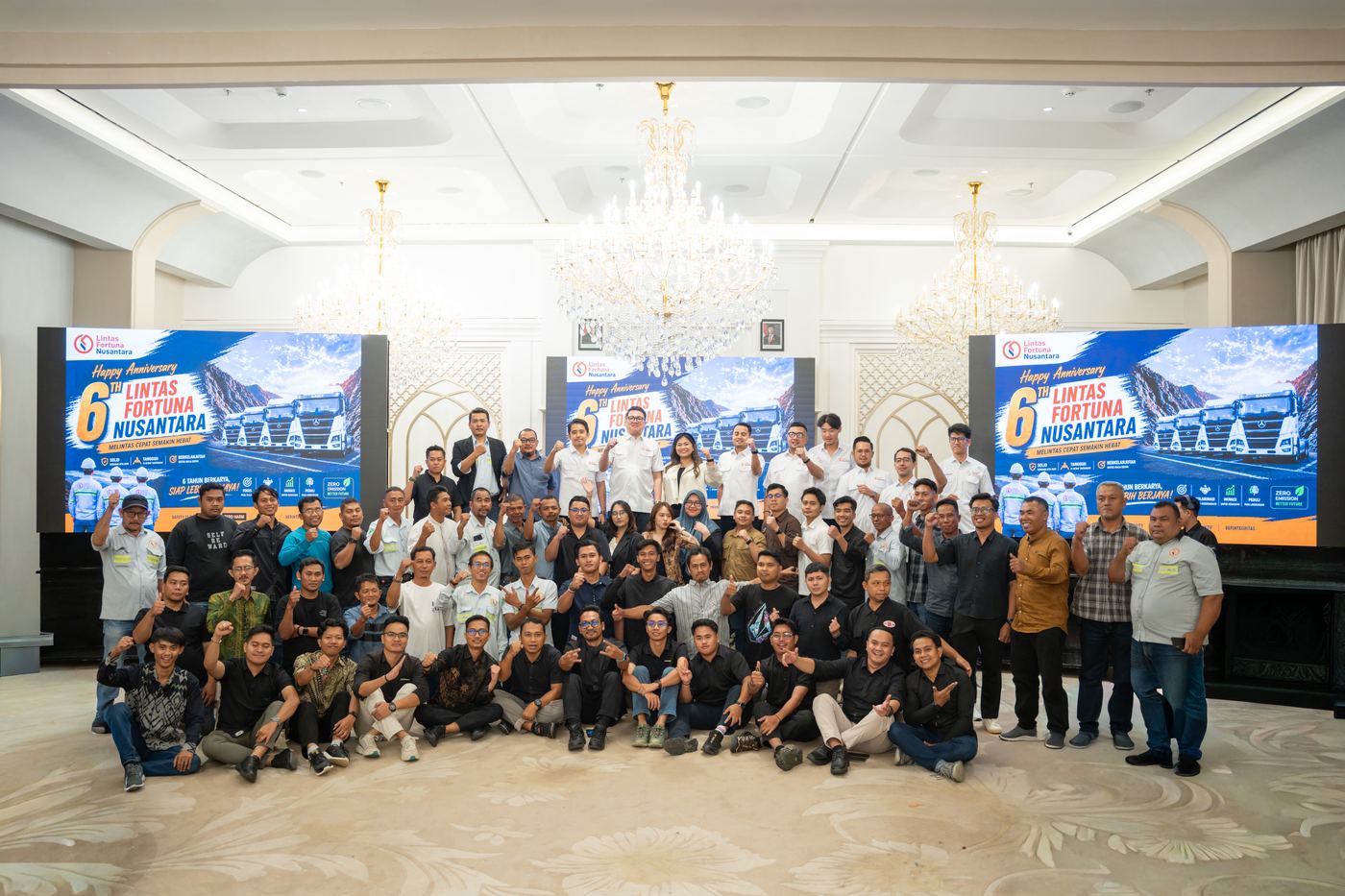 Perayaan anniversary ke-6 LFN bersama tim